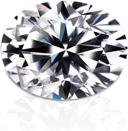 Ginlee 1-5 Carats Moissanite Loose Gemstone D Colorless VVS1 Clarity Excellent Round Cut with GRA Certificate for Ring Earrings Pendant Jewelry Making