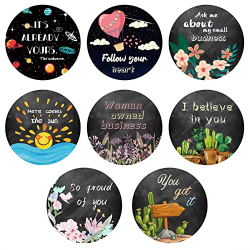 Gorgecraft 8 Styles 6.3" Inspirational Word Window Cling Motivational Static Non Adhesive Decals Glass Sliding Door Stickers Vinyl Film Bathroom Dining Living Room Decor For Prevent Birds Pet Strikes #TOP24