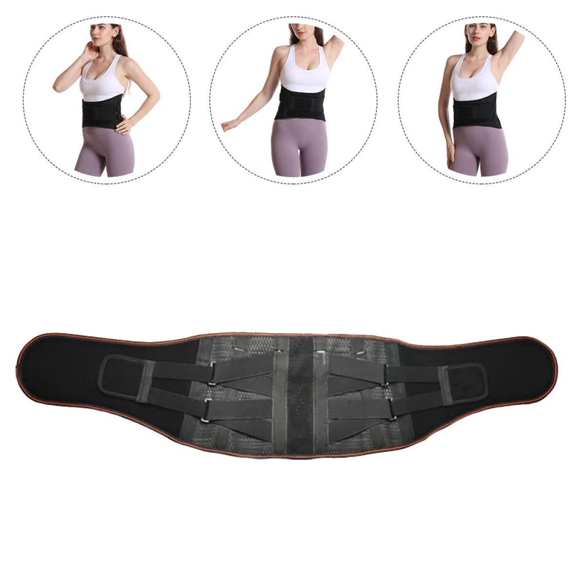 Lumbar Support Waist Supporter for Women Portable Fitness Supply for Gym Essentials