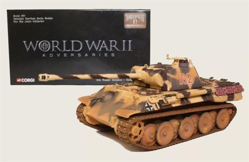 Corgi Man SD.KFZ.171 Panther German Army 16TH Panzer Division, Italy, 1943 Limited Edition 1/50 DIECAST Tank Pre-Built Model