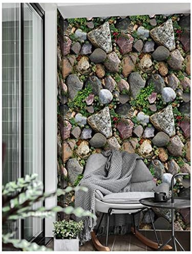 Factory Supply Cheap Stone Wall Paper Rolls 3D Effect PVC Self Adhesive ...