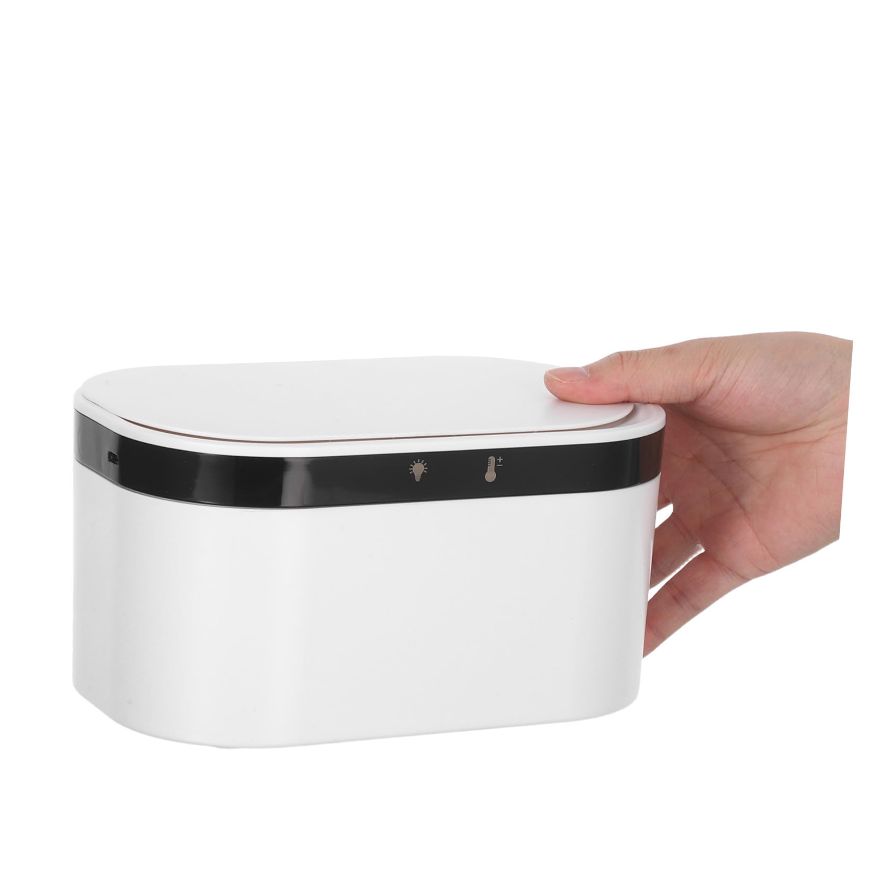 INOOMP Calentador de Toallitas para Bebés Caja de Calentamiento de Toallitas Calentador Portátil con Luz Nocturna para Recién Nacidos Uso Sala de Estar