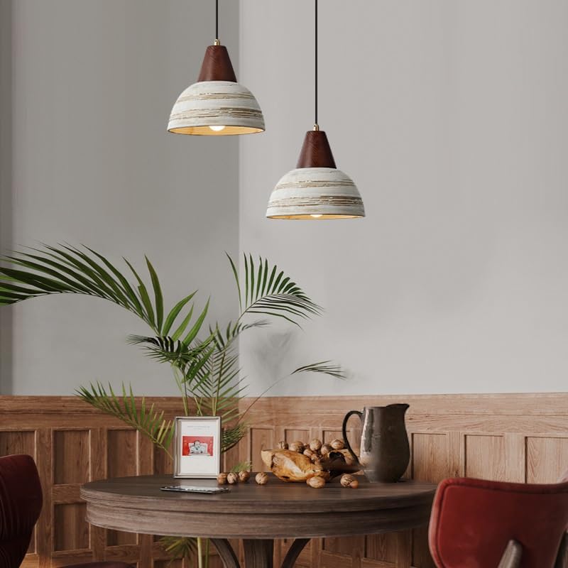 Lampadari, Lampadario regolabile camera da letto con decorazione in cemento