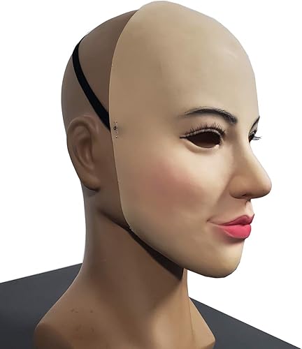 Miniatura 6 de ABWL Women Face Masks,Masquerade Mask for Women,Halloween Mask,Funny Face Masks,Party Cosplay Masks,Latex Hood Costumes