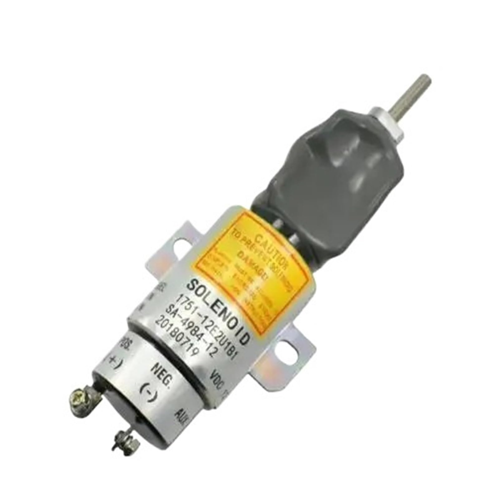 Pabzoineid Stop Solenoid 12V 1751-12E2U1B1 Fuel Shutoff Solenoid Valve