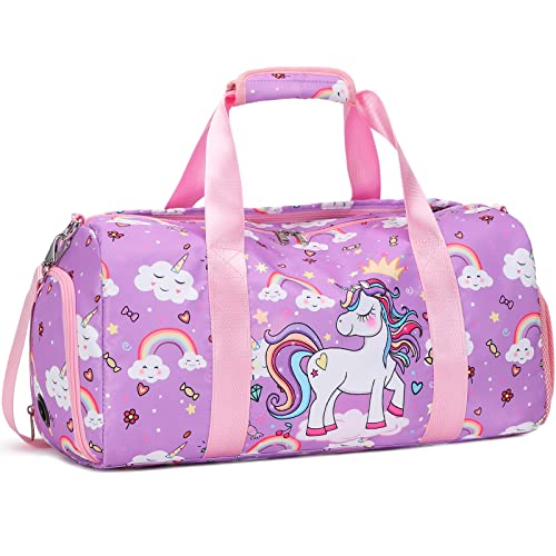 Sports Duffle for Girls with Compartments