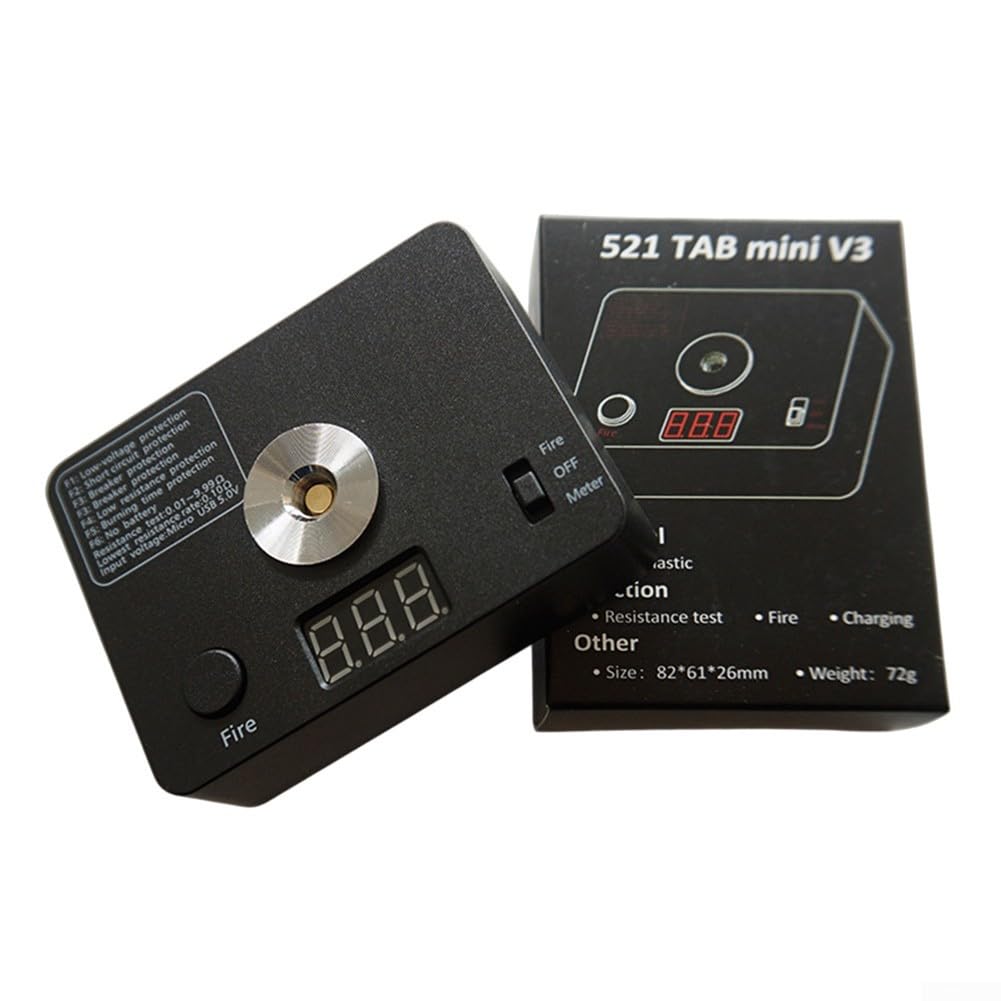 Tragbarer 521 Tab Coil Tester V3 mit Widerstandsmessbereich von 0 01 9 99 Ohm