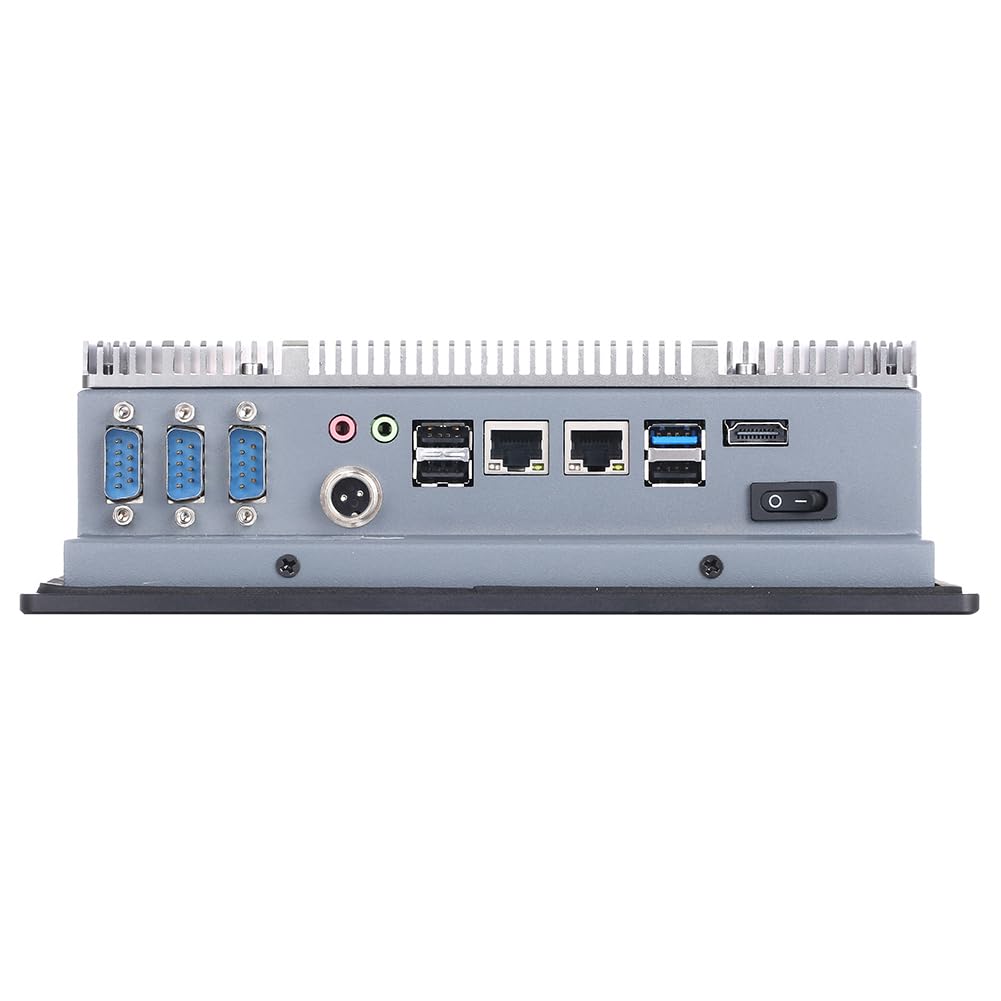 8 Inch LED Embedded Panel PC, Resistive Touch Screen, Front Panel IP65, J1900, Windows 11 / Linux, PW16, 1024 x 768, RS232 RS422 RS485, 9~28V, 2 x LAN, HDMI, 4G RAM, 128G SSD