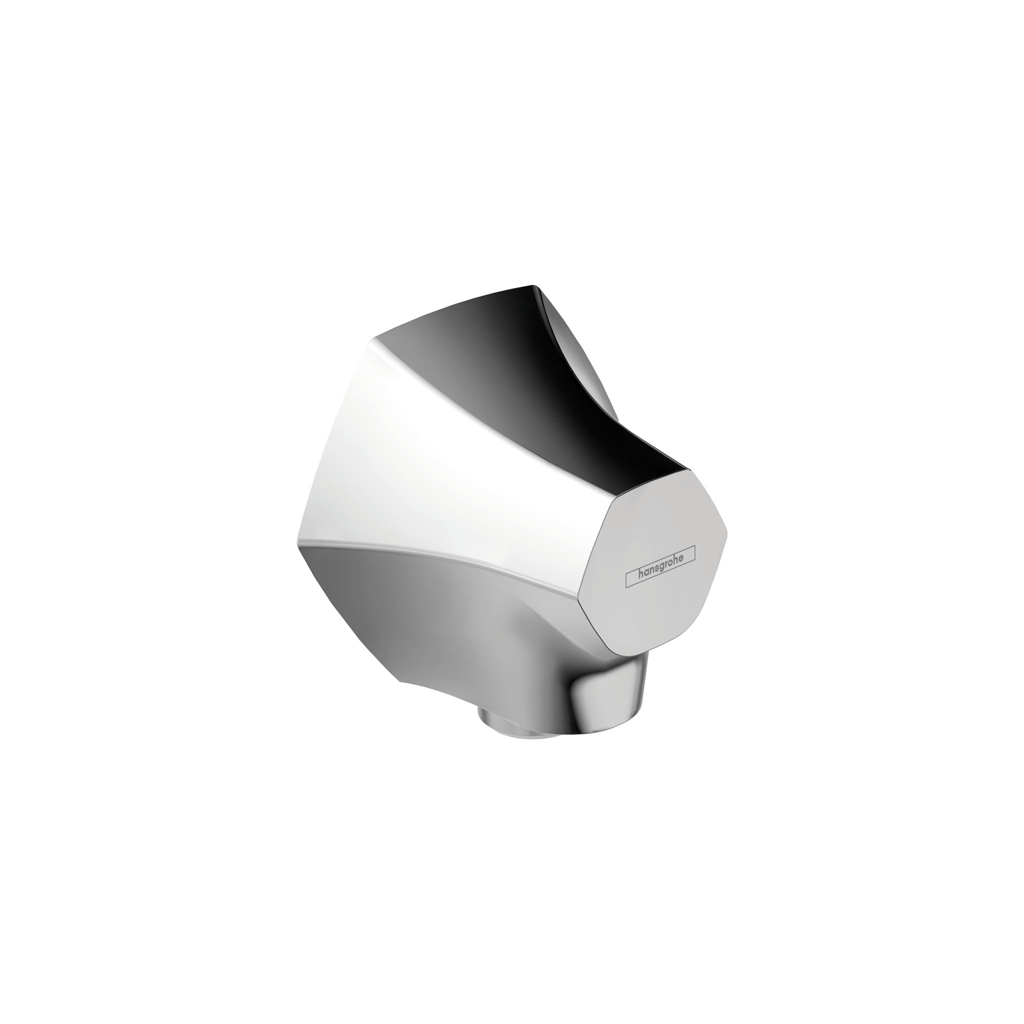 hansgrohe Locarno 04839000 - Presa a muro per doccia, attacco filettato da 1/2", finitura cromata
