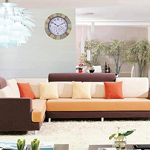 Horloge murale extérieure résistante aux intempéries de style - 6