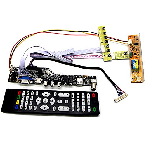 Lopbinte TV+Hdmi+Vga+AV+USB+Audio TV LCD Driver Board 15,4 Pulgadas Lp154W01 B154Ew08 B154Ew01 Lp154Wx4 1280X800 LCD Controlador LCD Kits DIY