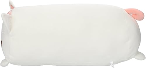 Miniatura 7 de TemBe Bonita almohada de peluche de gato grande de 23.6 pulgadas, muy suave, juguete para abrazar, regalo para ropa de cama, almohada linda para