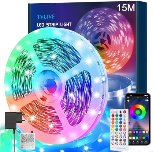 Striscia LED TV PSTAR 2M RGB - Retroilluminazione Bluetooth Con App - Foto 2