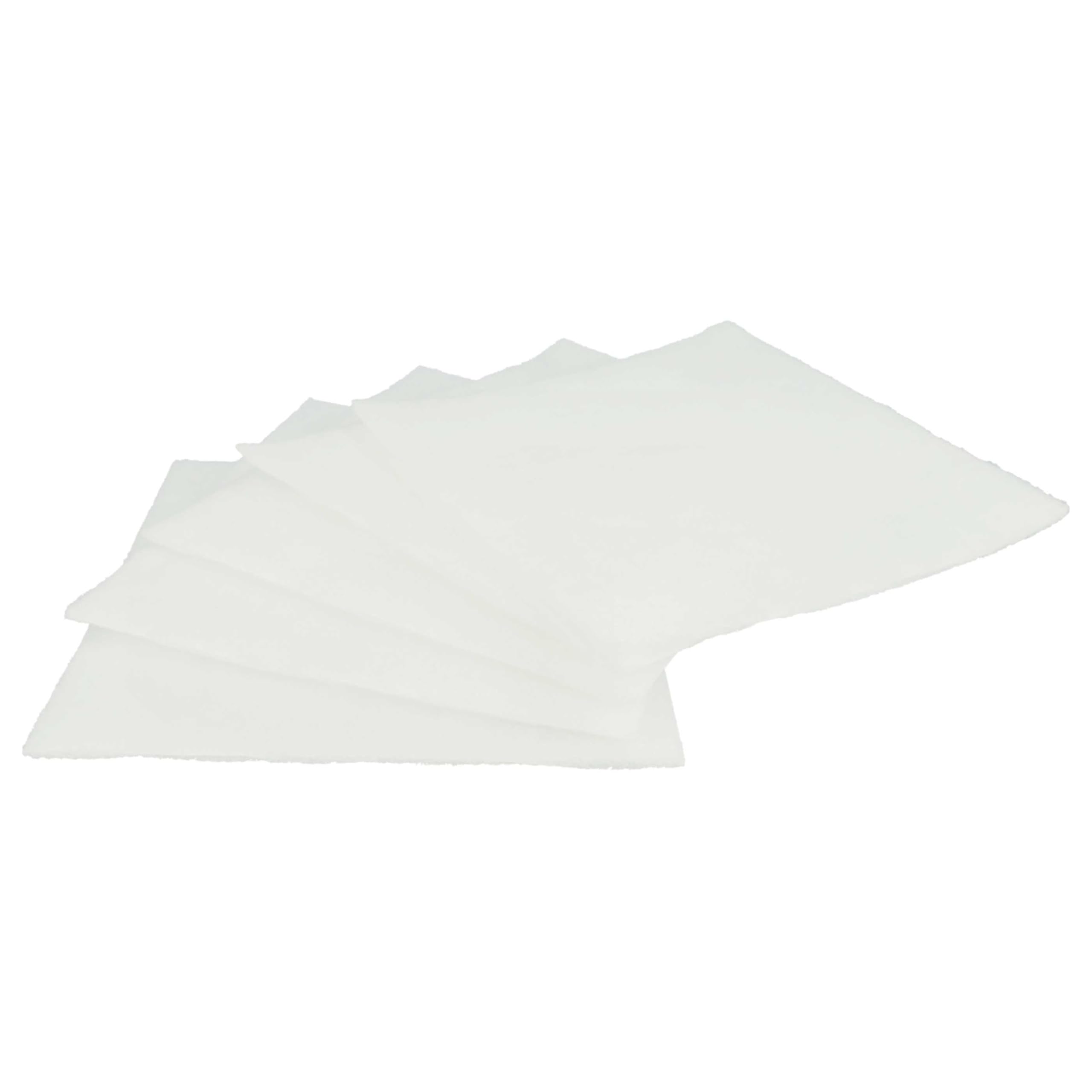 vhbw 50 x filtr powietrza G2 zamiennik do Lunos 034185, 2/FSA do wentylatora, wentylatora łazienkowego, wentylatora, urządzenia wentylacyjnego – biały
