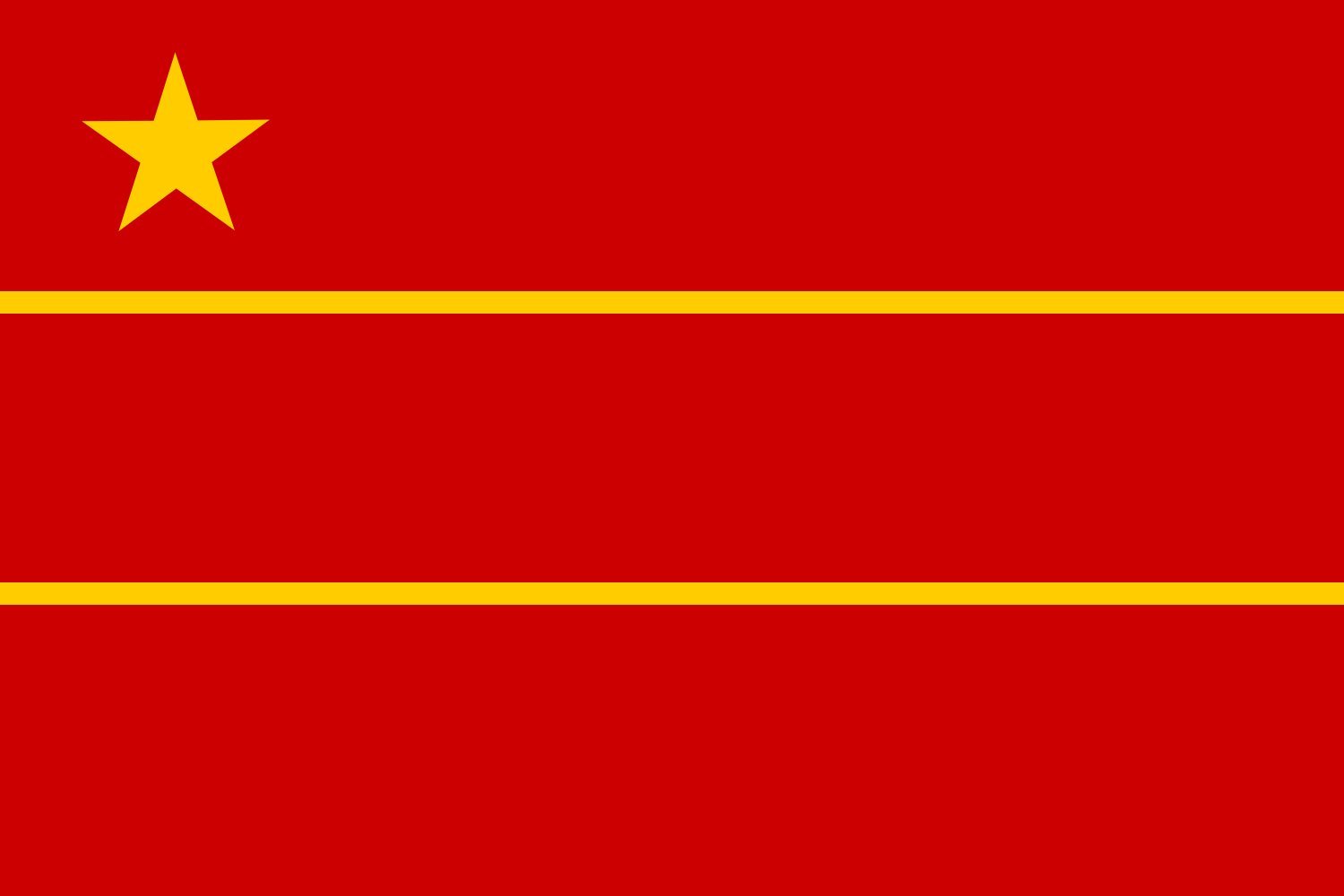 Drapeau Large Proposedprcflag1 pour remplacer un pavillon usé de 1.35m²