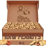 THE AMISH ECO-FARM | Fancy Size | Bulk Raw Peanuts in Shell, Virginia Grown | Unsalted Peanuts | Boi
