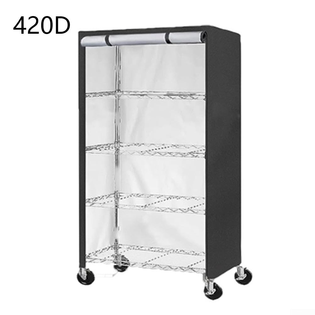 Housse de Protection pour Étagère de Jardin 420D Imperméable en Tissu Oxford Résistante aux UV pour Rangement Extérieur et Intérieur 24x20x5(420D)