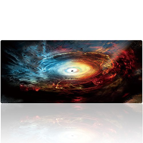 AliBli Large Gaming Mouse Pad XXL Extended Mat Desk Pad Mousepad Long Non-Slip Rubber Mice Pads Stitched Edges 35.4”x15.7” (027xinghe)