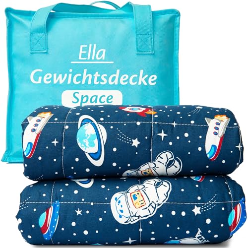 Ella Gewichtsdecke Kinder 2,4 kg 90x120 cm – Therapiedecke,...