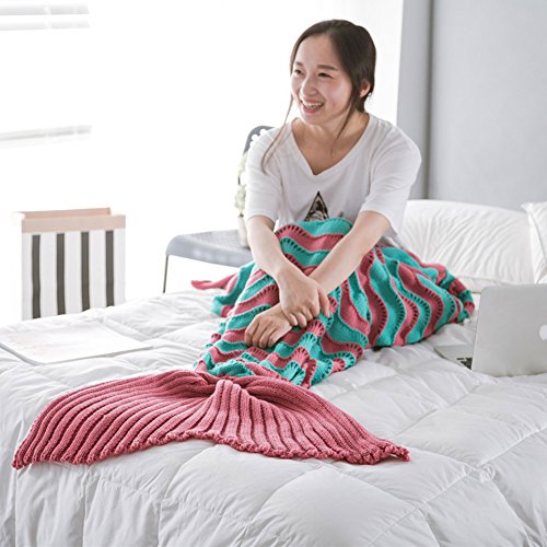 Bilancia Tail Mermaid coperta a maglia sacco a