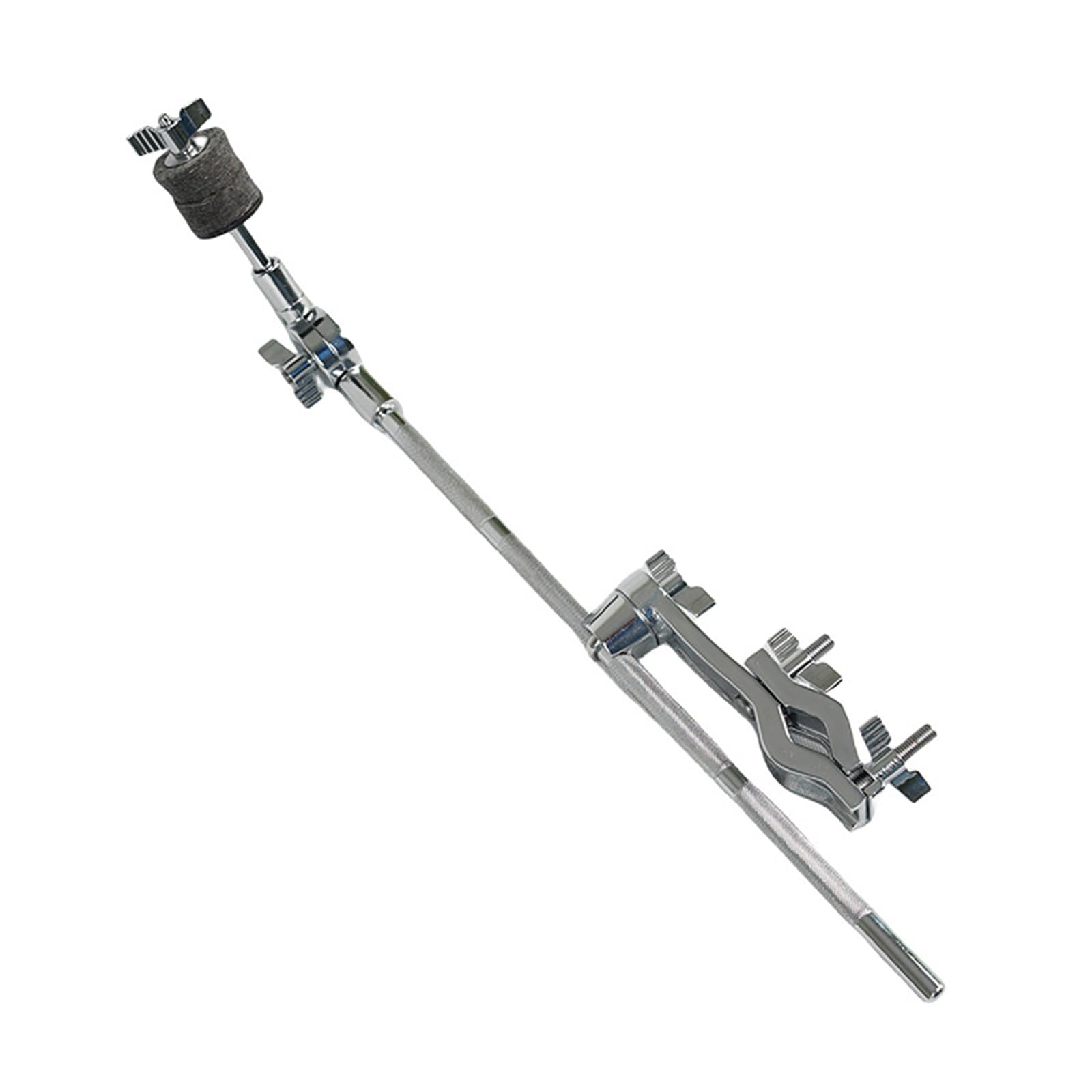 Morsetto di estensione del tamburo Supporto per batteria Hardware per batteria Supporti per batteria e montaggio Hardware Parte dello strumento con feltro Pad