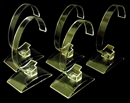 Preisvergleich Produktbild Top 100x Acryl Uhrenständer Uhrenaufsteller Uhrenhalter Uhr