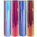 Opal Holographic Vinyl Sheets 12" x 12" | Craft Vinyl Adhesive Bundle | Cricut Expression Explore, Silhouette Cameo, Signs, Decals by StyleTech (Opal Vinyl) (Blue, Pink, White, and Yellow, 4-Pack)