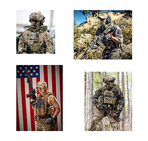 image for MAXXPRO Tactical Patches of USA US American Flag Regular and Reverse, 