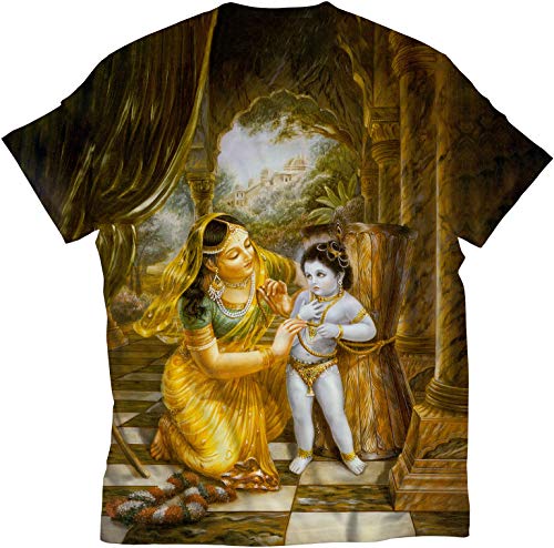 Image of STAND OUT All Over Printed Shiva, Krishna, Hanuman, Kali, Ram and Ravana, Ramayan, Bagavath Githa, Buddha Religious, Spiritual, Hindu Gods T-Shirts