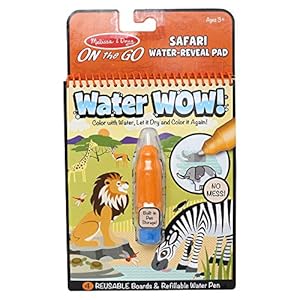 Melissa & Doug Water Wow Safari Malblock