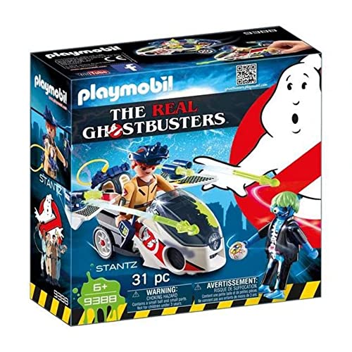 PLAYMOBIL Ghostbusters 9388 Stantz con Moto Voladora, A Partir de 6 Años