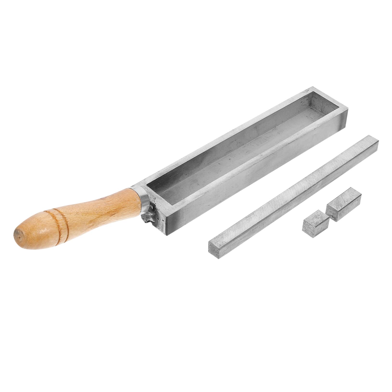 HOMSFOU Molde de Fundición de Hierro Herramienta Cómoda Ranura Grande para Fundir para Lingotes de Plata y Oro para Fundición y Bricolaje