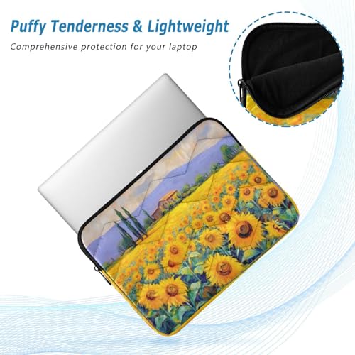 Funda para portátiles 13-14 pulgadas con diseño de girasoles miniatura 5