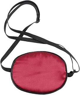 Hemoton Máscara De Seda Tapa-Olhos Para Crianças Tapa-Olho Para Olho Preguiçoso Estrabismo Tapa-Olhos Máscara Ambliopia Tapa-Olhos Pirata Venda Para Adultos Óculos Máscara De Olho