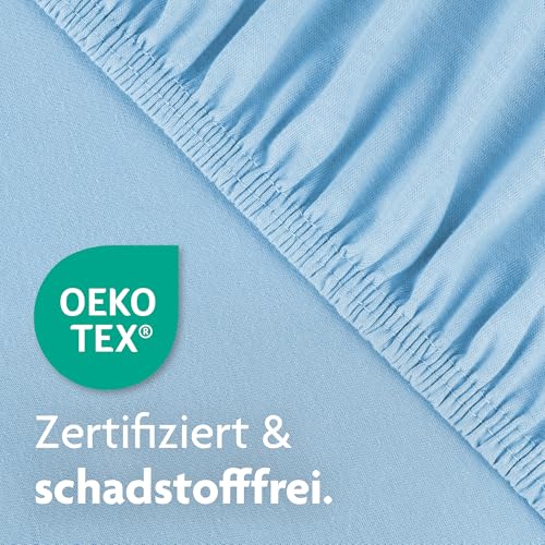 Julius Zöllner Jersey Spannbettlaken für Baby- & Kinderbett, 100% Jersey-Baumwolle, OEKO-TEX Standard 100 zertifiziert… – Ansicht 6