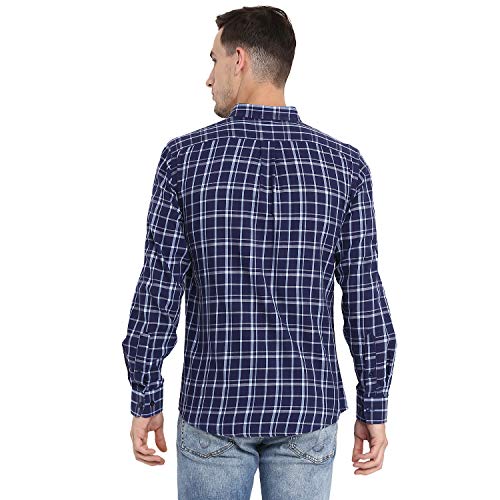 Image of Red Tape Men's Checkered Regular Fit Casual Shirt