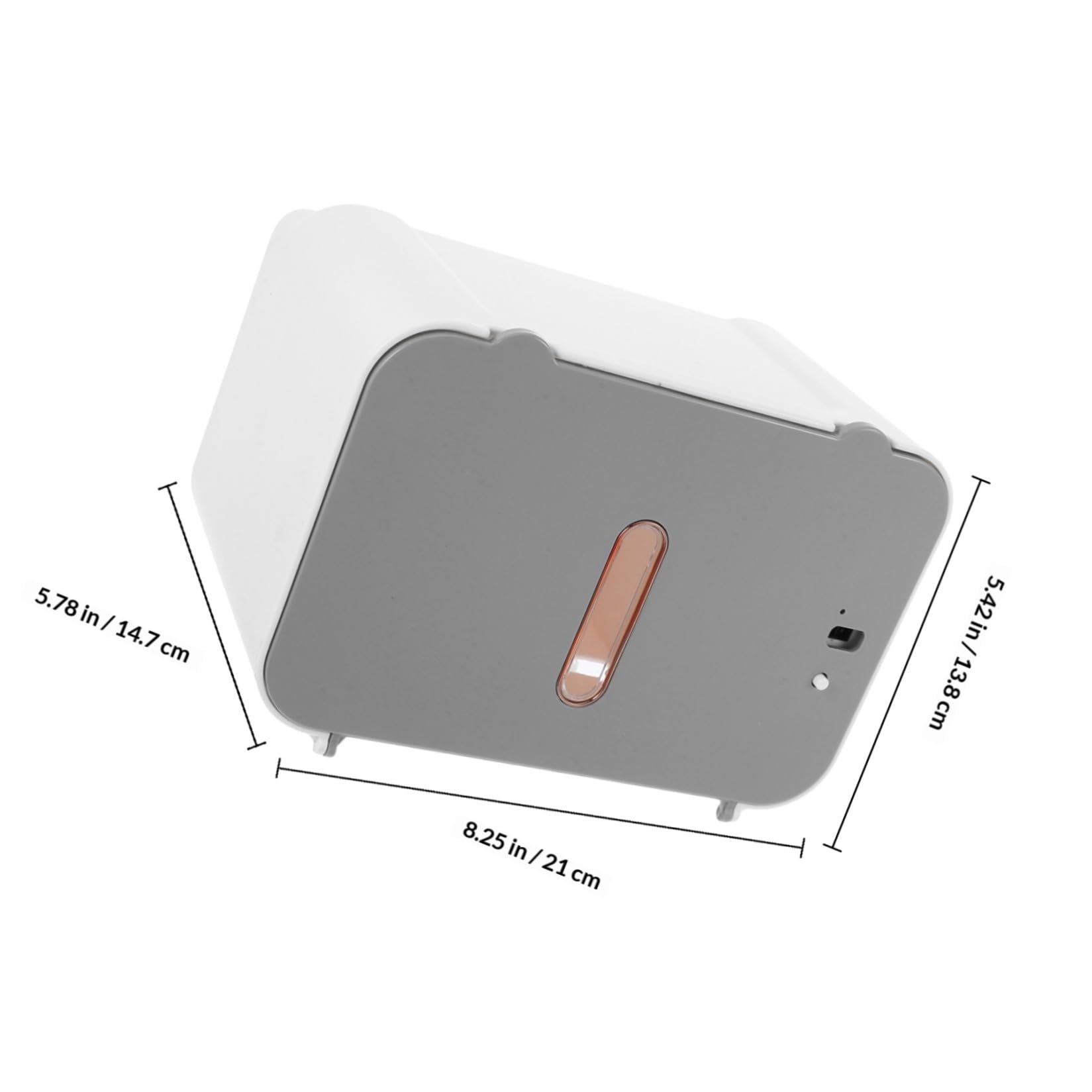 TOYANDONA Distributore Automatico di Asciugamani di Carta con Sensore Touchless in Abs e Metallo, Moderno ed Elegante, per Bagno e Toilette, Capacità per Pezzi