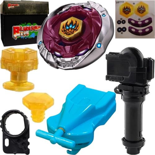 Image of BLADEKING BEYS BB118 Phantam Orian' B:D + 1 Way String Launcher (Right Spin) + Grip +Toy Storage Box