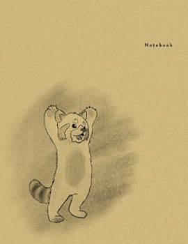 Notebook : Red Panda - Minimal Design Unlined Notebook - Large (8. 5 X 11 Inches) - 100 Pages