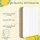 Ohuhu 25 Stück Whiteboard Klein, A4 Mini White Board Doppelseitiges Liniert/Blanko, Tragbares Kleines Whiteboard mit Linie für Klassenzimmer, Zuhause, 22,9 x 30,5 cm
