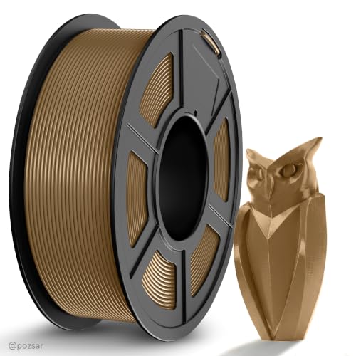 Image of TECBEARS PETG Filament 1.75, 1kg Coffee | Strong Toughness PETG, Good Layer Adhesion, High Precision 3D Printer Filament, Dimensional Accuracy ±0.02mm, 1kg /Spool