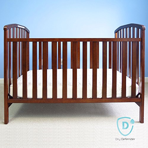 Cojín de cuna ajustable de algodón orgánico protector natural e hipoalergénico premium 2