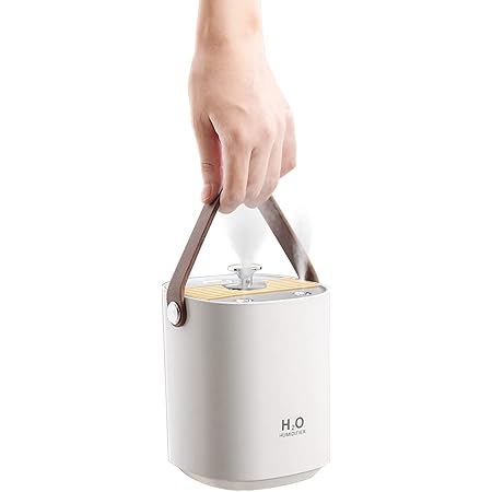 Amazon ポータブル 卓上 おしゃれ 小型10ml加湿器 静音スチーム式 除菌 スチーム式 ホワイト空気清浄機 寝室 オフィス乾燥対策 Gokety Gokety 加湿器