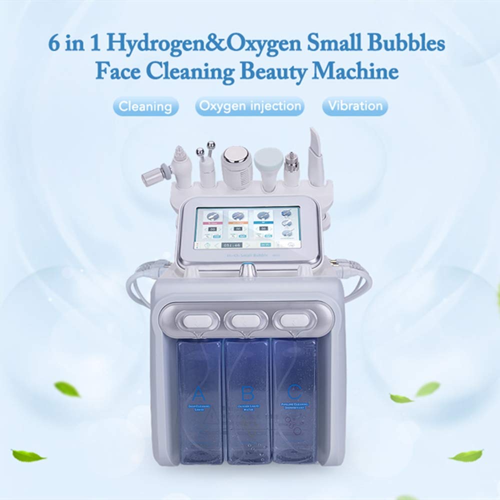 Diamond - Máquina de microdermoabrasión multifunción para limpieza de la piel, hidrodermoabrasión, hidrodermoabrasión, masajeador facial, limpiador de poros, máquina de belleza de burbujas pequeñas