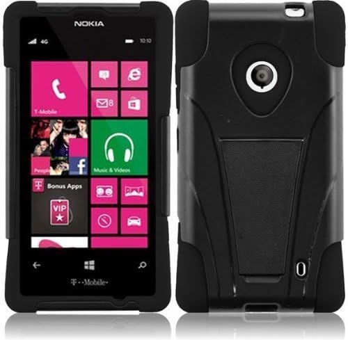 Lumii Ark Hybrid Rugged LUMI Series for Nokia Lumia 520/521 - (Black/Purple)