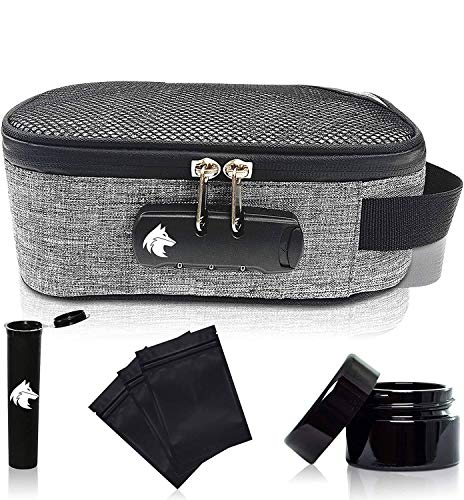 Upgraded Smell Proof Bags | 6 Piece Durable Waterproof Container Includes A Combination