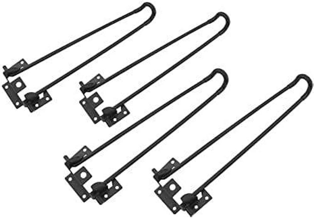 🛒 Crаzу Dеаlѕ Hairpin Legs, Foldable Furniture Legs, Set of 4 Metal Coffee Table Legs, Heavy Duty, Mid Century Modern, Black (28.5'' x 3.5'', 4pcs) Bеѕt Quаlіtу 🔥 Hairpin Legs, Foldable Furniture Legs, Set of 4 Metal Coffee Table Legs, Heavy Duty, Mid Century Modern, Black (28.5'' x 3.5'', 4pcs)