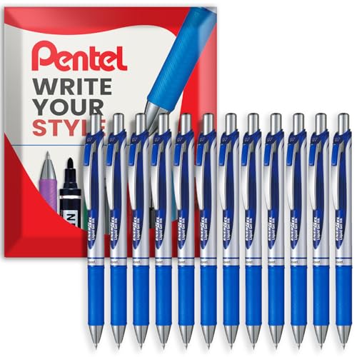 Bolígrafo Pentel EnerGel XM BL77 Gel Azul 0.7mm Pack 12 miniatura 1