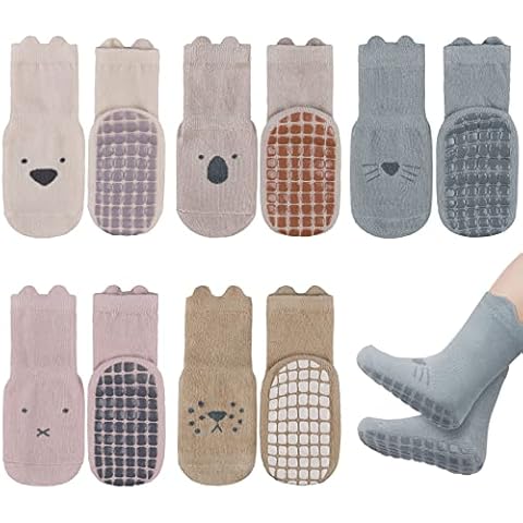 Vicloon Non-Slip Baby Socks, 5 Pairs Cover