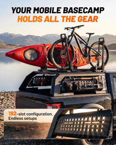 Image of WOLFBOX Overland Bed Rack, Heavy Duty Ladder Rack for Truck - 1000lbs